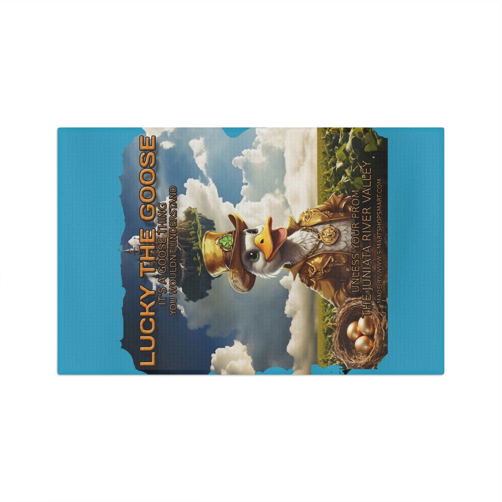 Lucky The Goose Microfiber Tea Towel - S-Mart Shop Smart Treasures