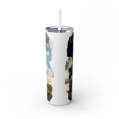Lucky The Goose Skinny Tumbler with Straw, 20oz - S-Mart Shop Smart Treasures