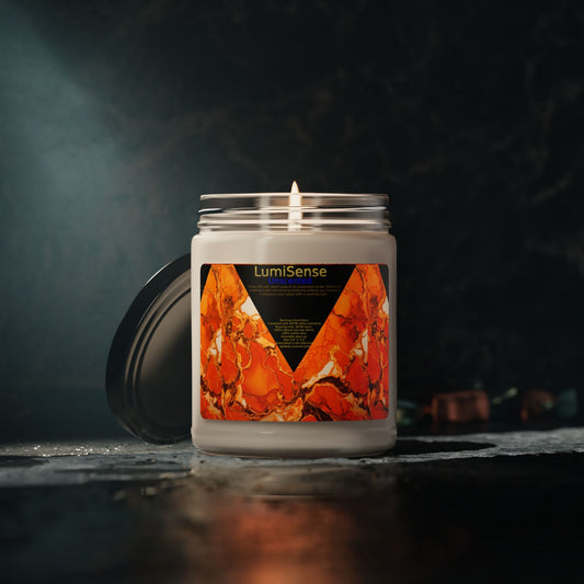 LumiSense Aromatic 9oz Un Scented Soy Candle - Cozy Home Decor - S-Mart Shop Smart Treasures