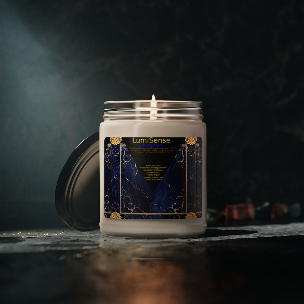 LumiSense Un Scented Soy Candle - Relaxing Aromatherapy for Home Décor & Gifts - S - Mart Shop Smart Treasures