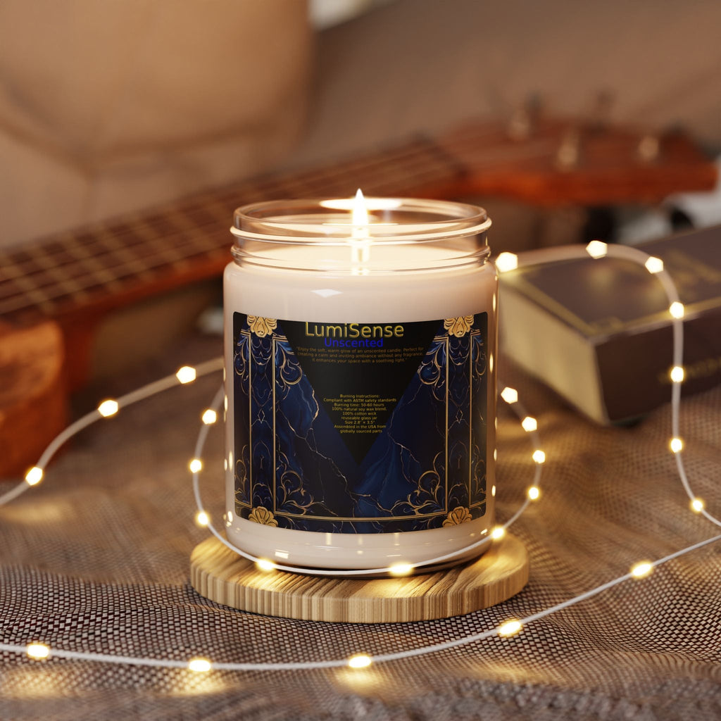 LumiSense Un Scented Soy Candle - Relaxing Aromatherapy for Home Décor & Gifts - S - Mart Shop Smart Treasures