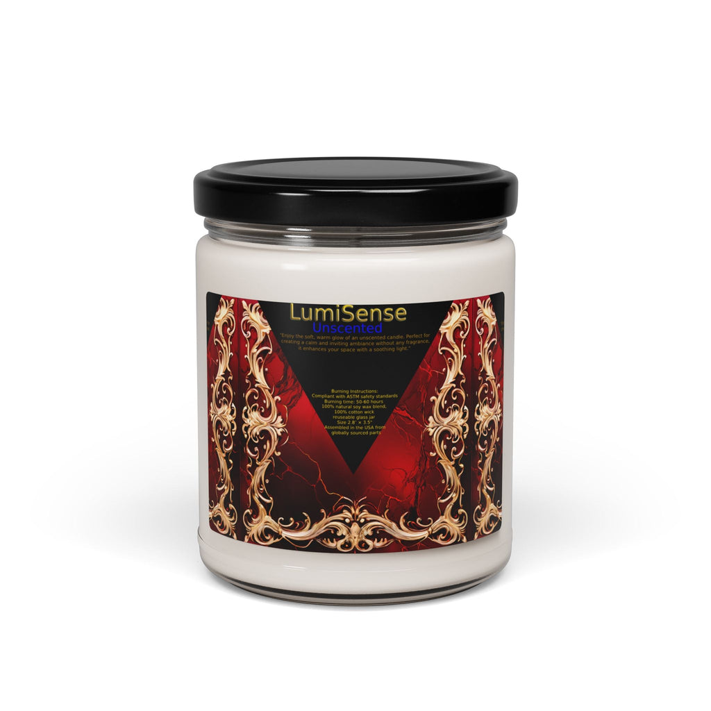 Luxurious Un Scented Soy Candle - Elegant Aromatherapy for Relaxation - S - Mart Shop Smart Treasures