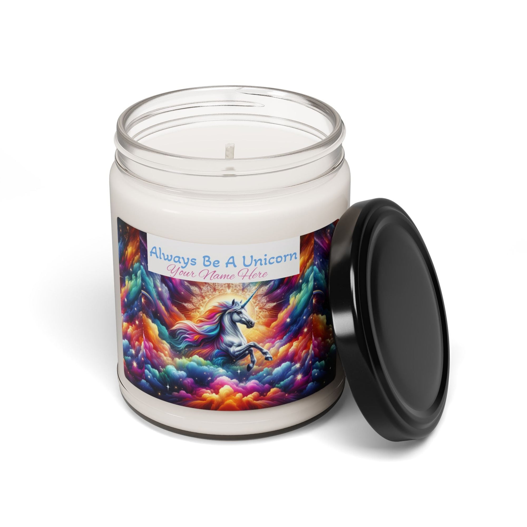 Magical Unicorn Always Be A Unicorn Design, Soy Candle 9oz - S - Mart Shop Smart Treasures