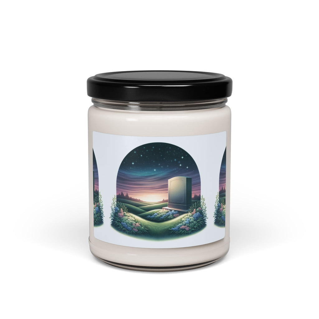 Memorial Memory Of.. Customizable Name/Text Scented Soy Candle - 9oz Nature-Inspired Home Décor - S-Mart Shop Smart Treasures