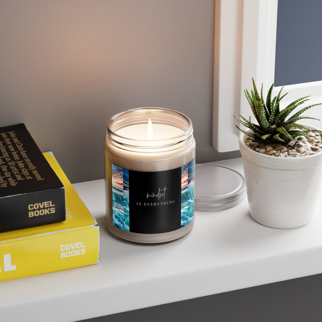 Mindset Is Everything Scented Candle - 9oz Aromatherapy Candle for Relaxation and Focus - S-Mart Shop Smart Treasures