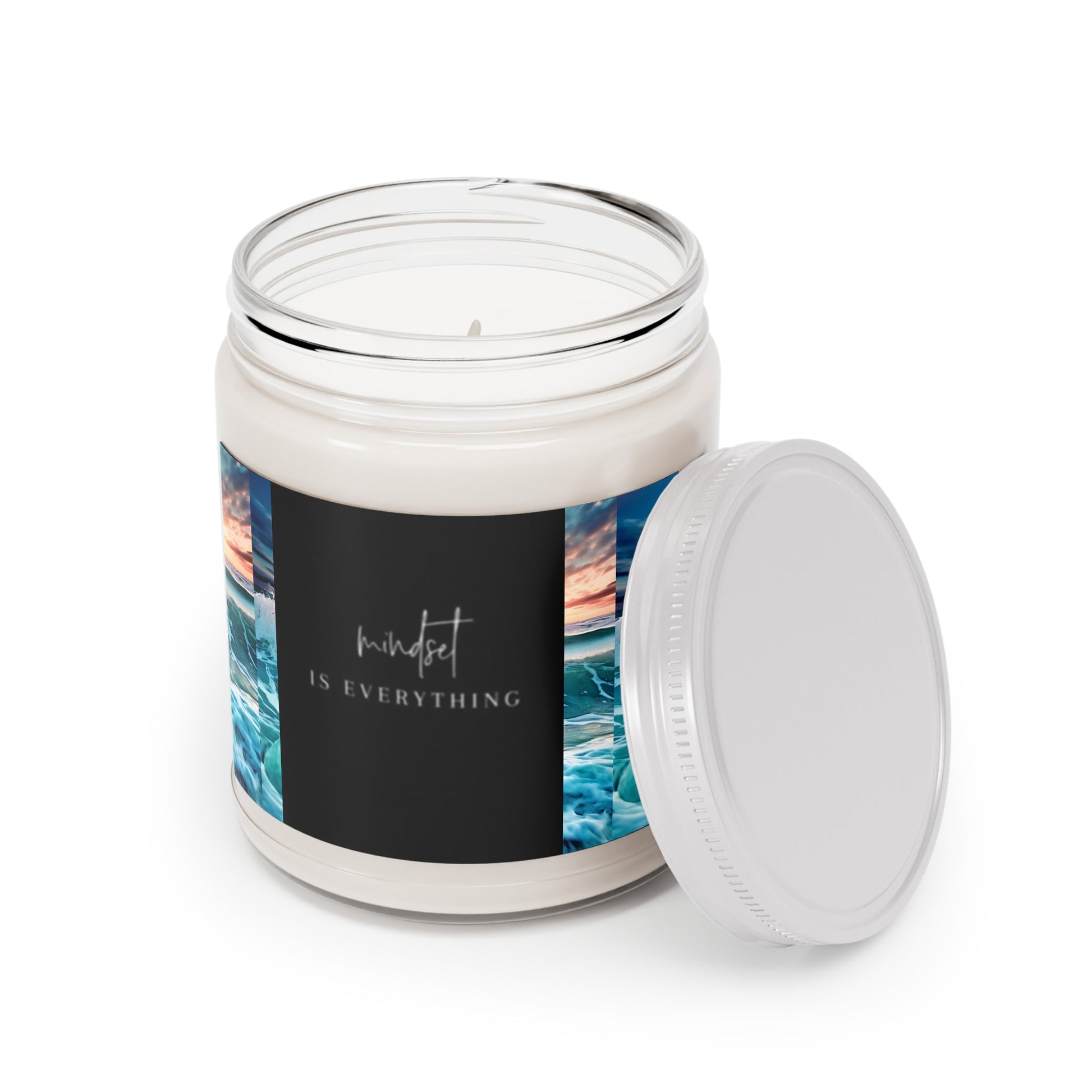 Mindset Is Everything Scented Candle - 9oz Aromatherapy Candle for Relaxation and Focus - S-Mart Shop Smart Treasures