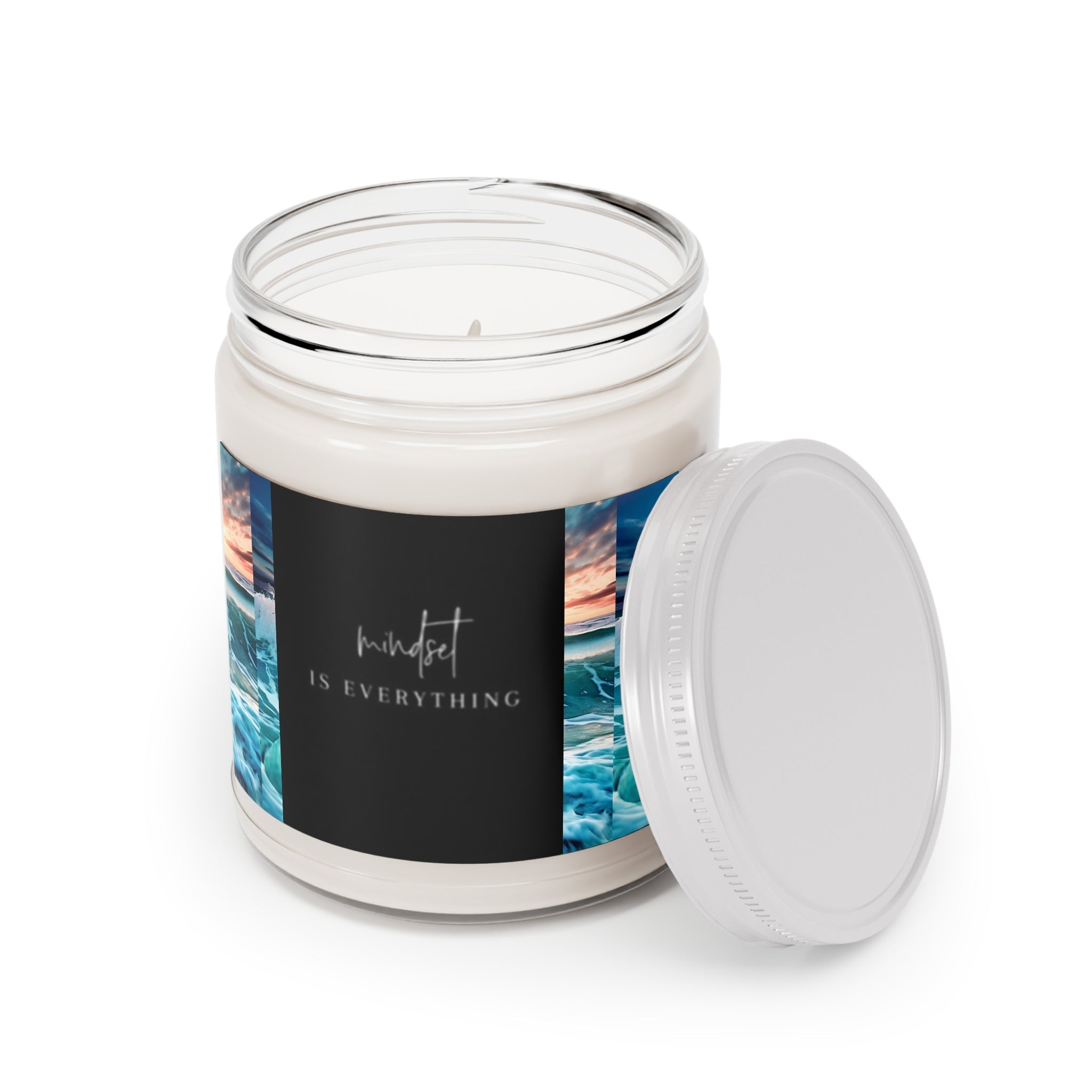 Mindset Is Everything Scented Candle - 9oz Aromatherapy Candle for Relaxation and Focus - S-Mart Shop Smart Treasures