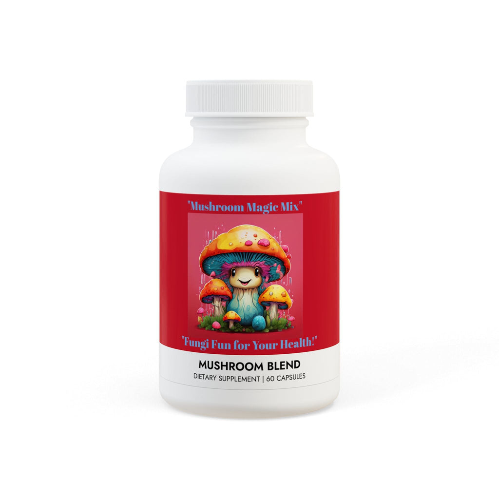 Mushroom Blend Supplement (60 Capsules) - S-Mart Shop Smart Treasures