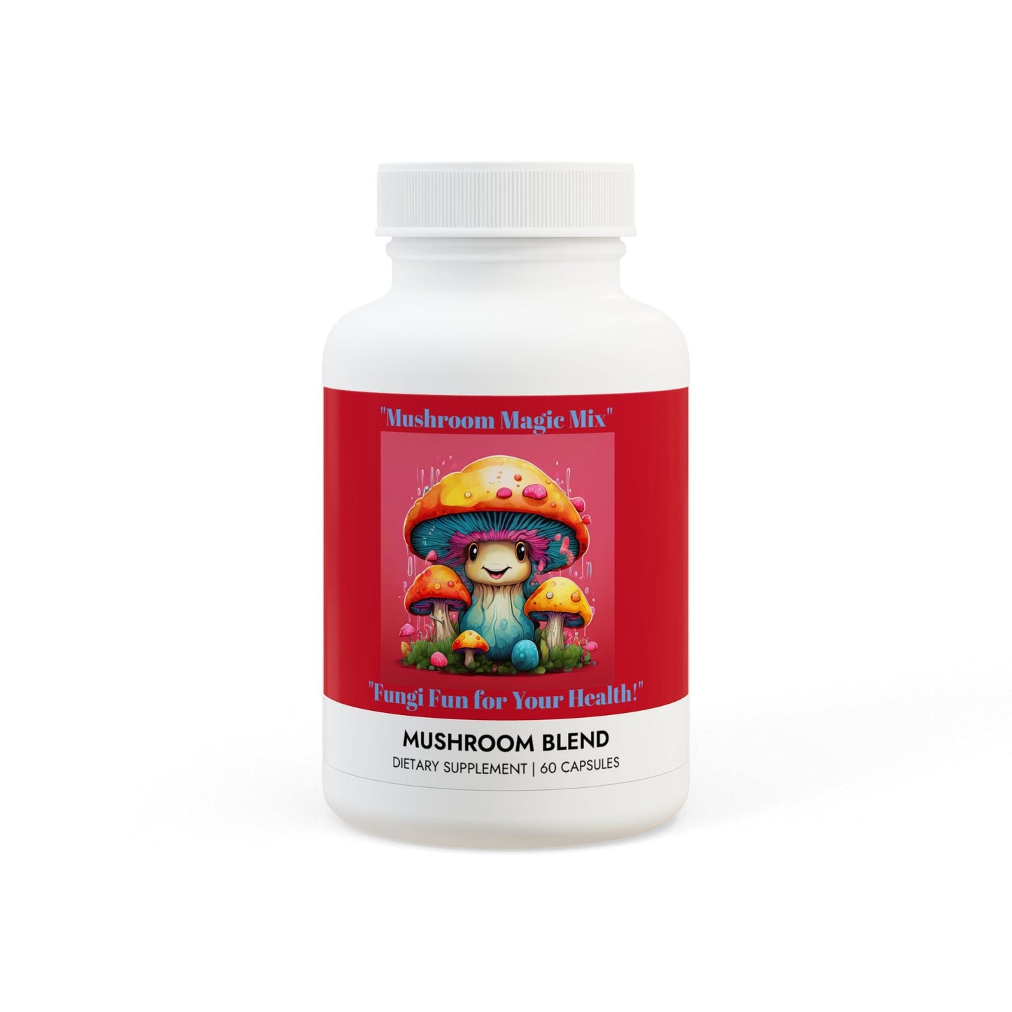 Mushroom Blend Supplement (60 Capsules) - S-Mart Shop Smart Treasures