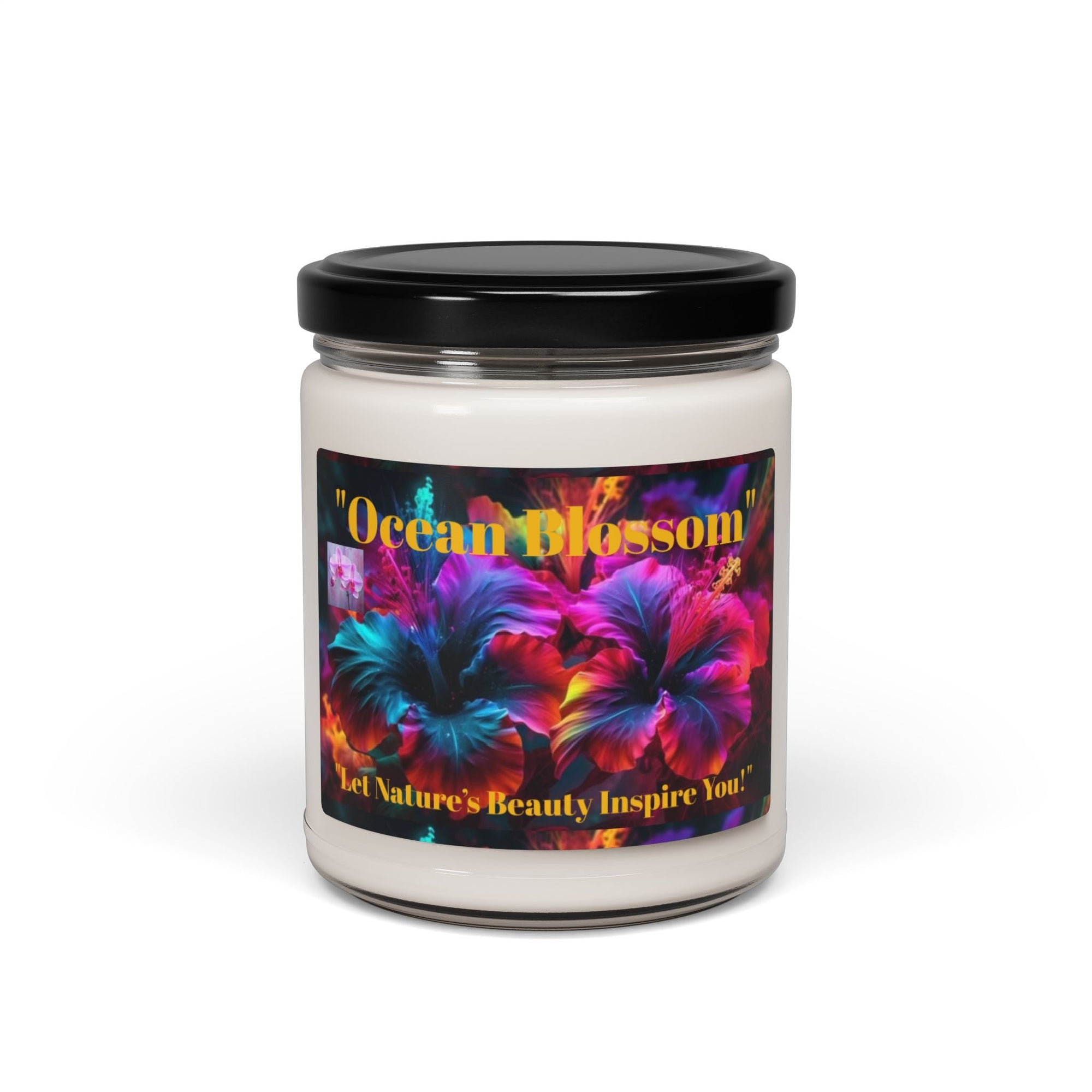 Ocean Blossom Scented Soy Candle - 9oz | Let Nature's Beauty Inspire You! - S - Mart Shop Smart Treasures