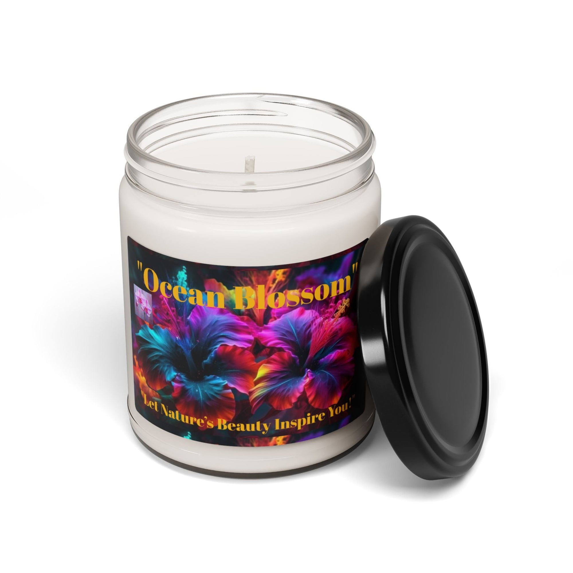 Ocean Blossom Scented Soy Candle - 9oz | Let Nature's Beauty Inspire You! - S - Mart Shop Smart Treasures