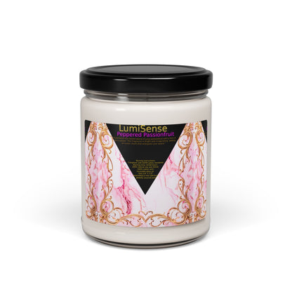 Peppered Passionfruit Scented Soy Candle - 9oz Aromatherapy Gift - S-Mart Shop Smart Treasures