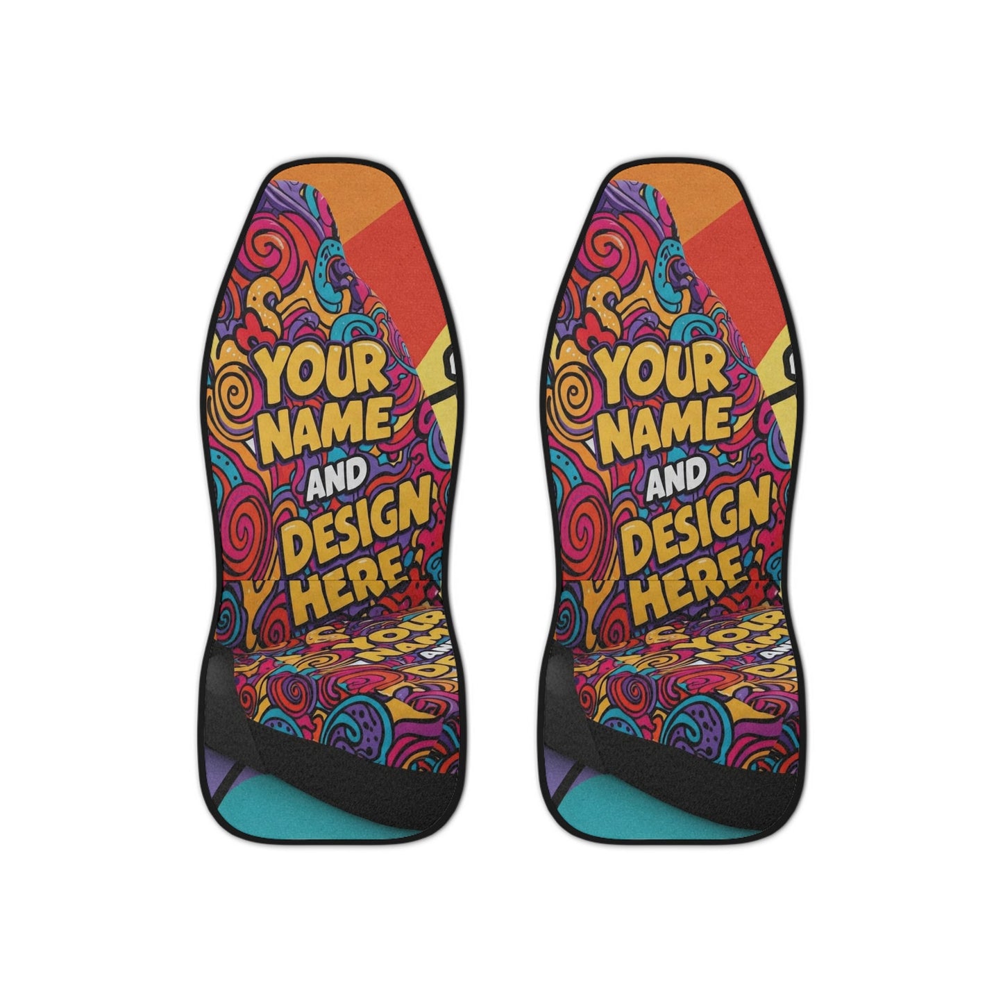 Personalized Car Seat Covers - Customized Design for a Fun Ride - S-Mart Shop Smart Treasures