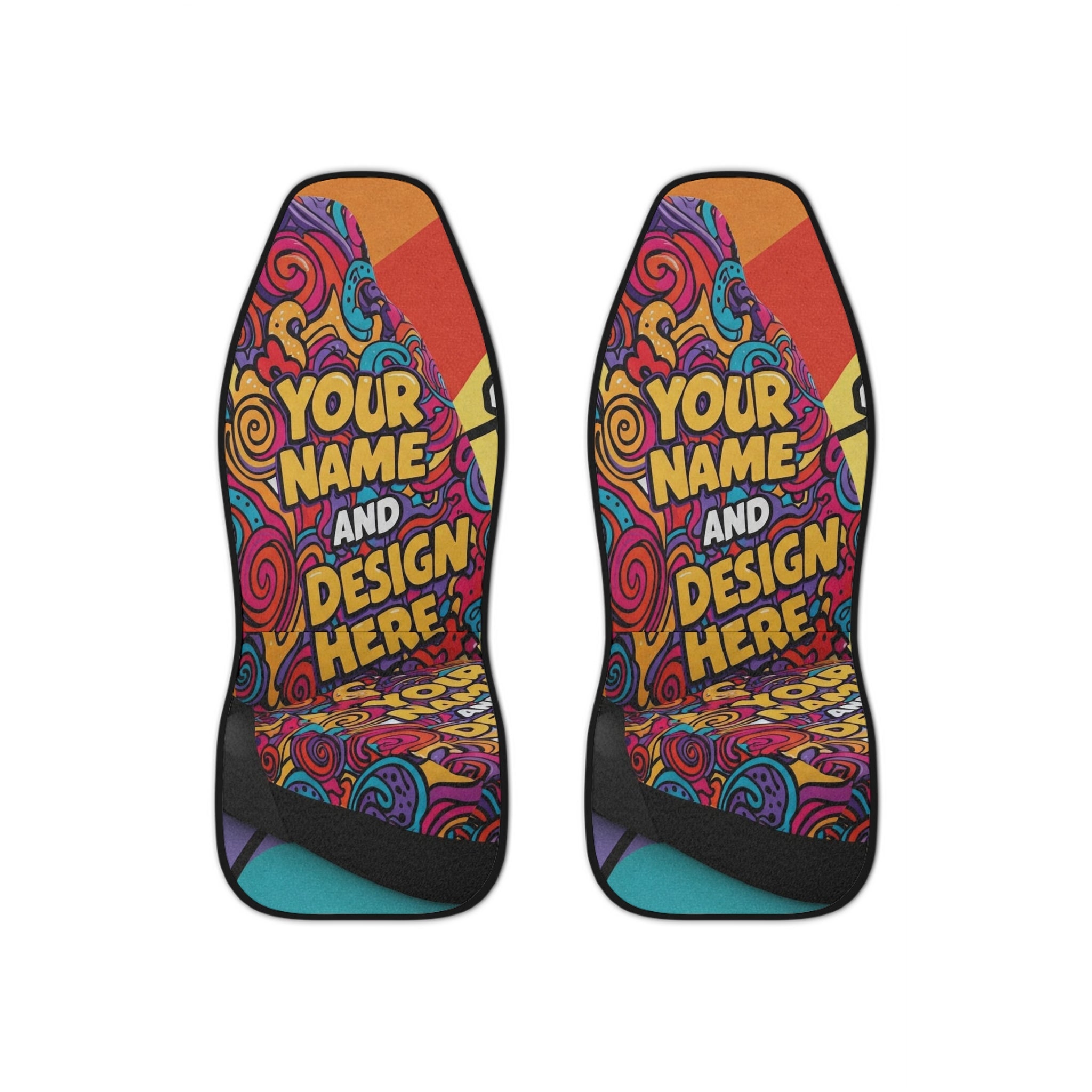 Personalized Car Seat Covers - Customized Design for a Fun Ride - S-Mart Shop Smart Treasures