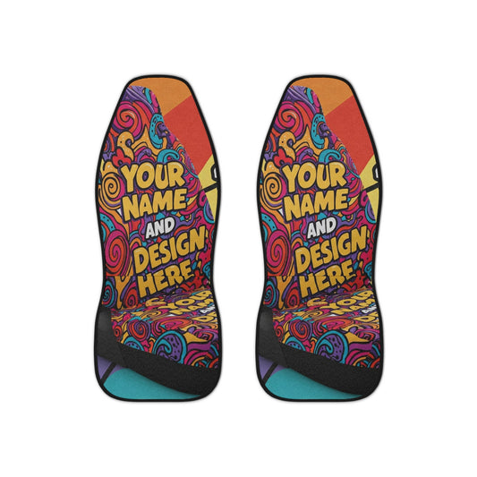 Personalized Car Seat Covers - Customized Design for a Fun Ride - S-Mart Shop Smart Treasures