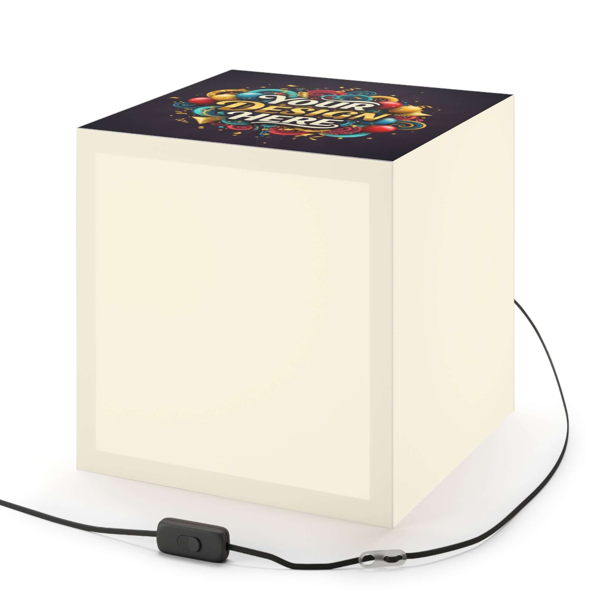 Personalized Light Cube Lamp - Customizable Design for Home Decor - S-Mart Shop Smart Treasures