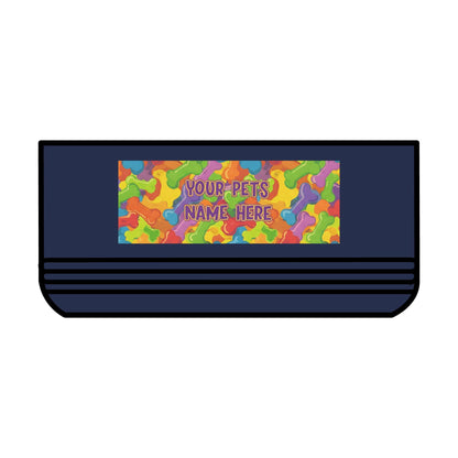 Personalized Pet Bowl with Colorful Bone Pattern - 18oz - S-Mart Shop Smart Treasures