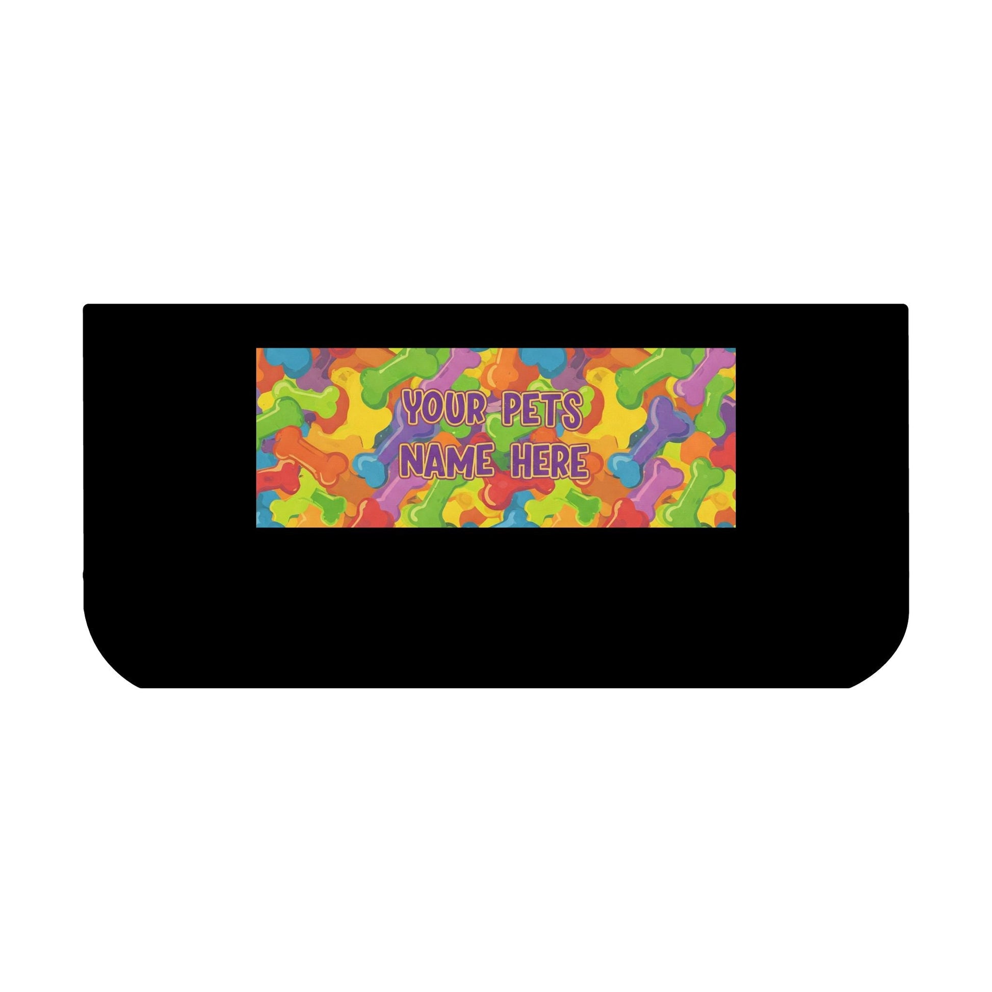 Personalized Pet Bowl with Colorful Bone Pattern - 18oz - S-Mart Shop Smart Treasures