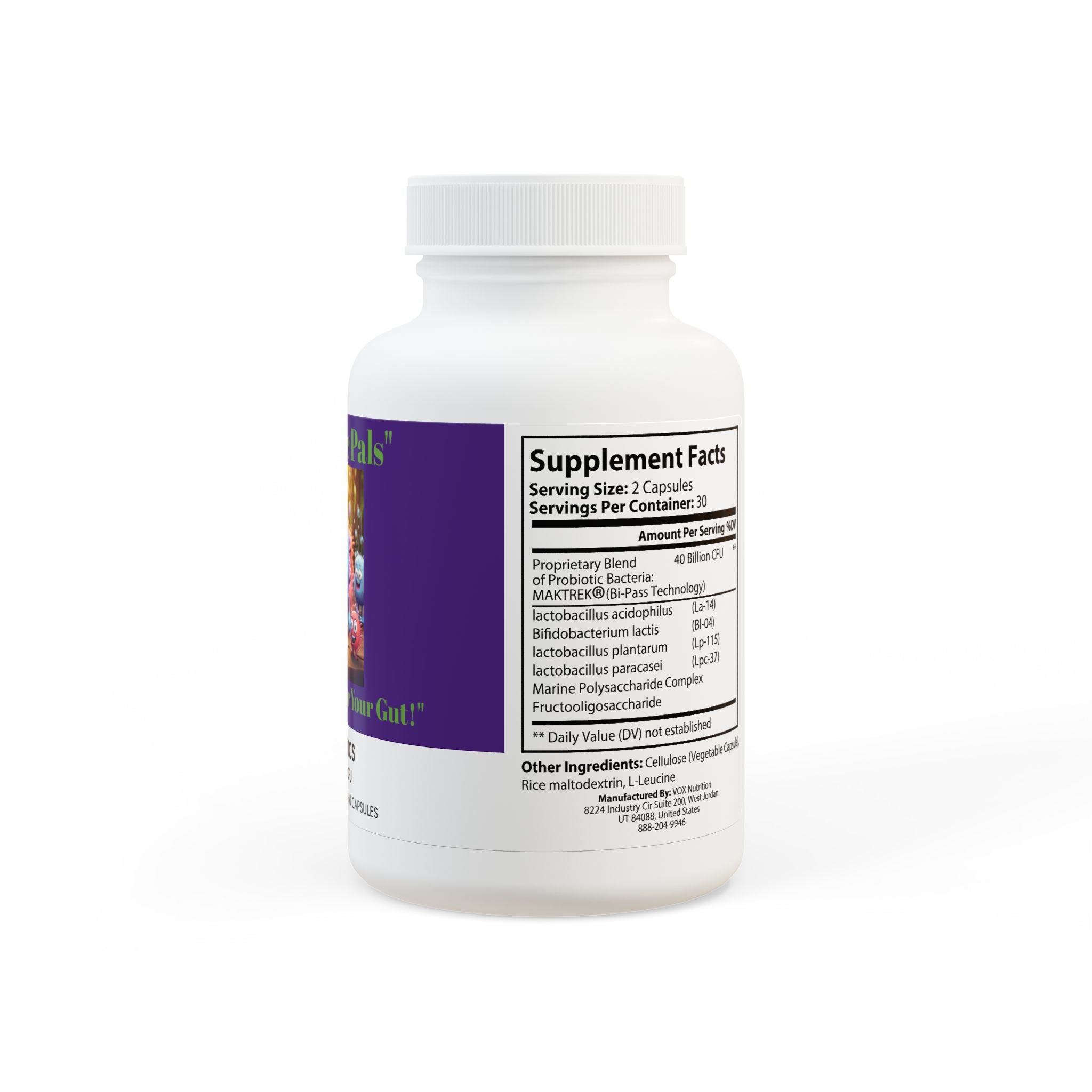 Probiotics Supplement (60 Capsules) - S-Mart Shop Smart Treasures