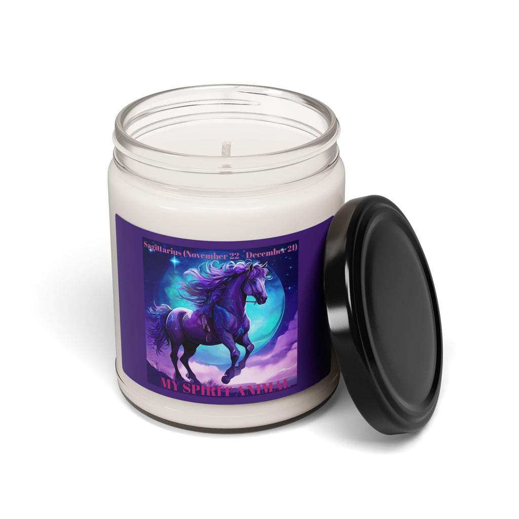 Sagittarius Zodiac Scented Soy Candle - 9oz Magical Aromatherapy Delight - S - Mart Shop Smart Treasures