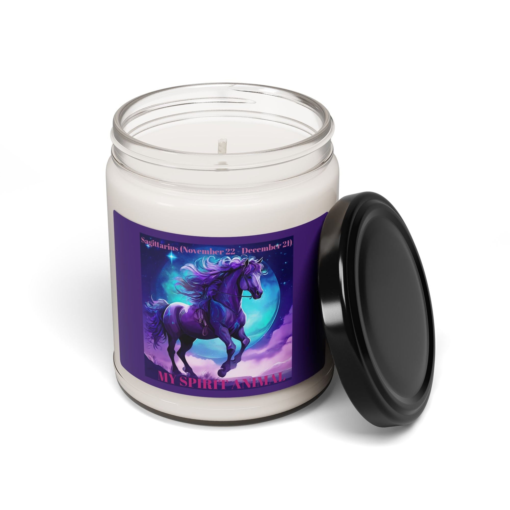 Sagittarius Zodiac Scented Soy Candle - 9oz Magical Aromatherapy Delight - S - Mart Shop Smart Treasures