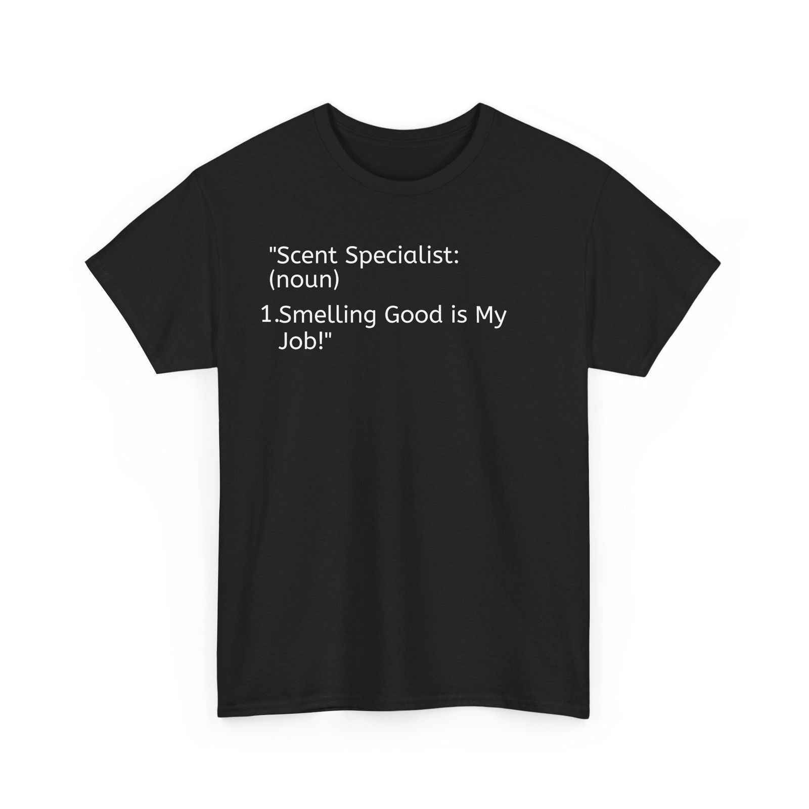 Scent Specialist Unisex Heavy Cotton Tee - Fun & Quirky Gift for Fragrance Lovers - S-Mart Shop Smart Treasures