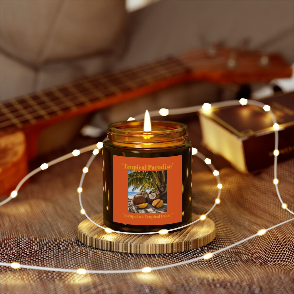 Scented Candles, Coconut Apricot Wax (4oz, 9oz) - S-Mart Shop Smart Treasures