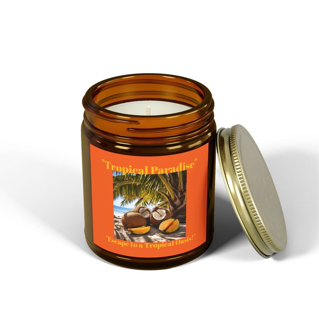 Scented Candles, Coconut Apricot Wax (4oz, 9oz) - S-Mart Shop Smart Treasures