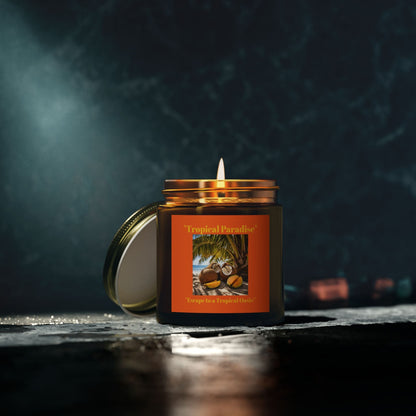 Scented Candles, Coconut Apricot Wax (4oz, 9oz) - S-Mart Shop Smart Treasures