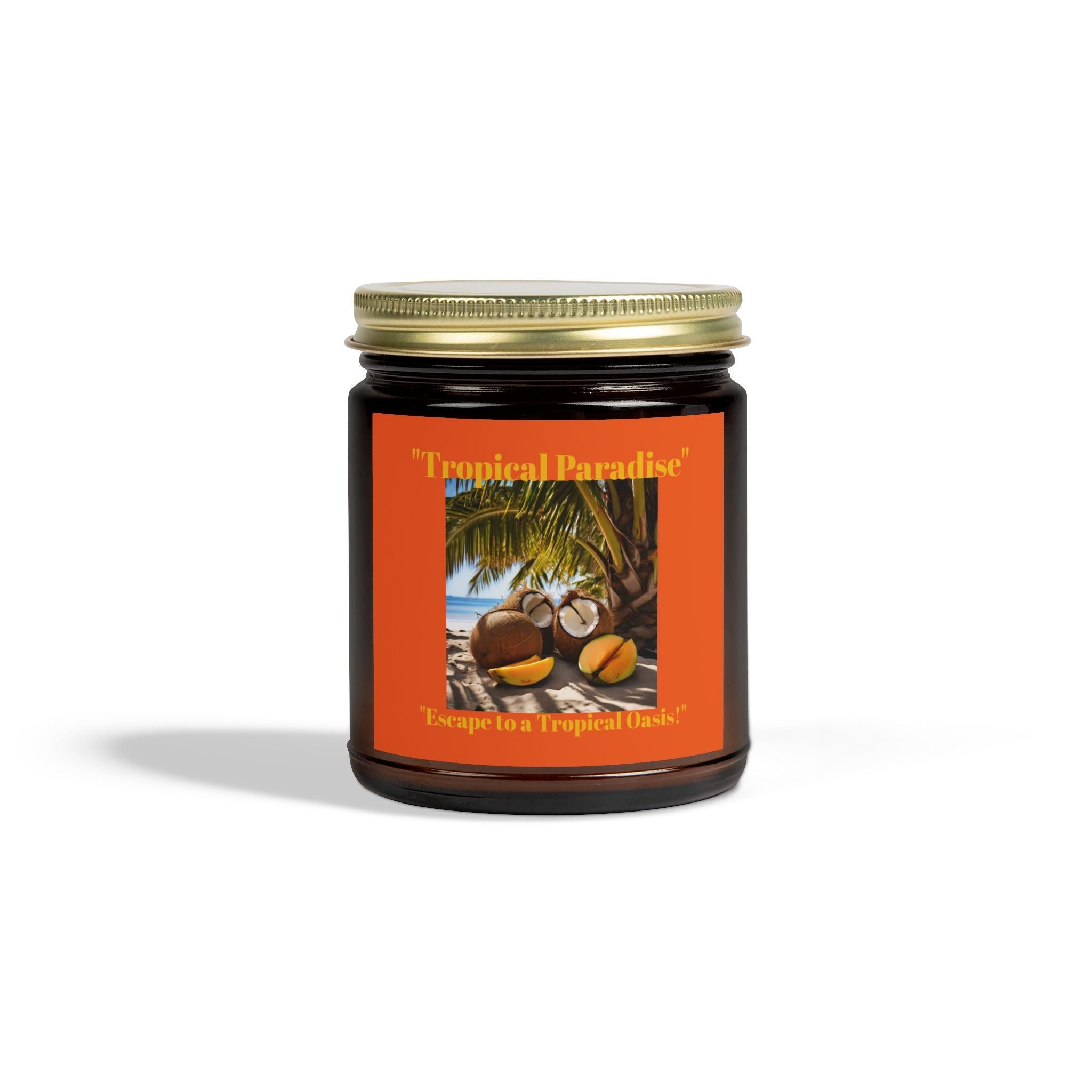 Scented Candles, Coconut Apricot Wax (4oz, 9oz) - S-Mart Shop Smart Treasures