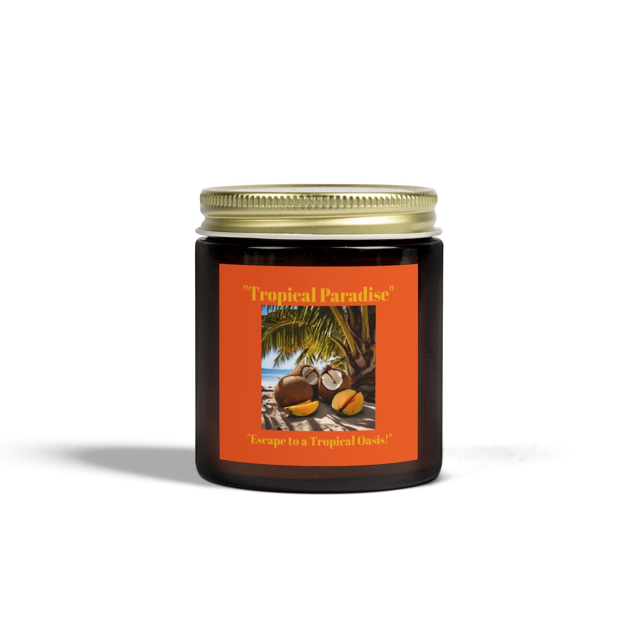 Scented Candles, Coconut Apricot Wax (4oz, 9oz) - S-Mart Shop Smart Treasures
