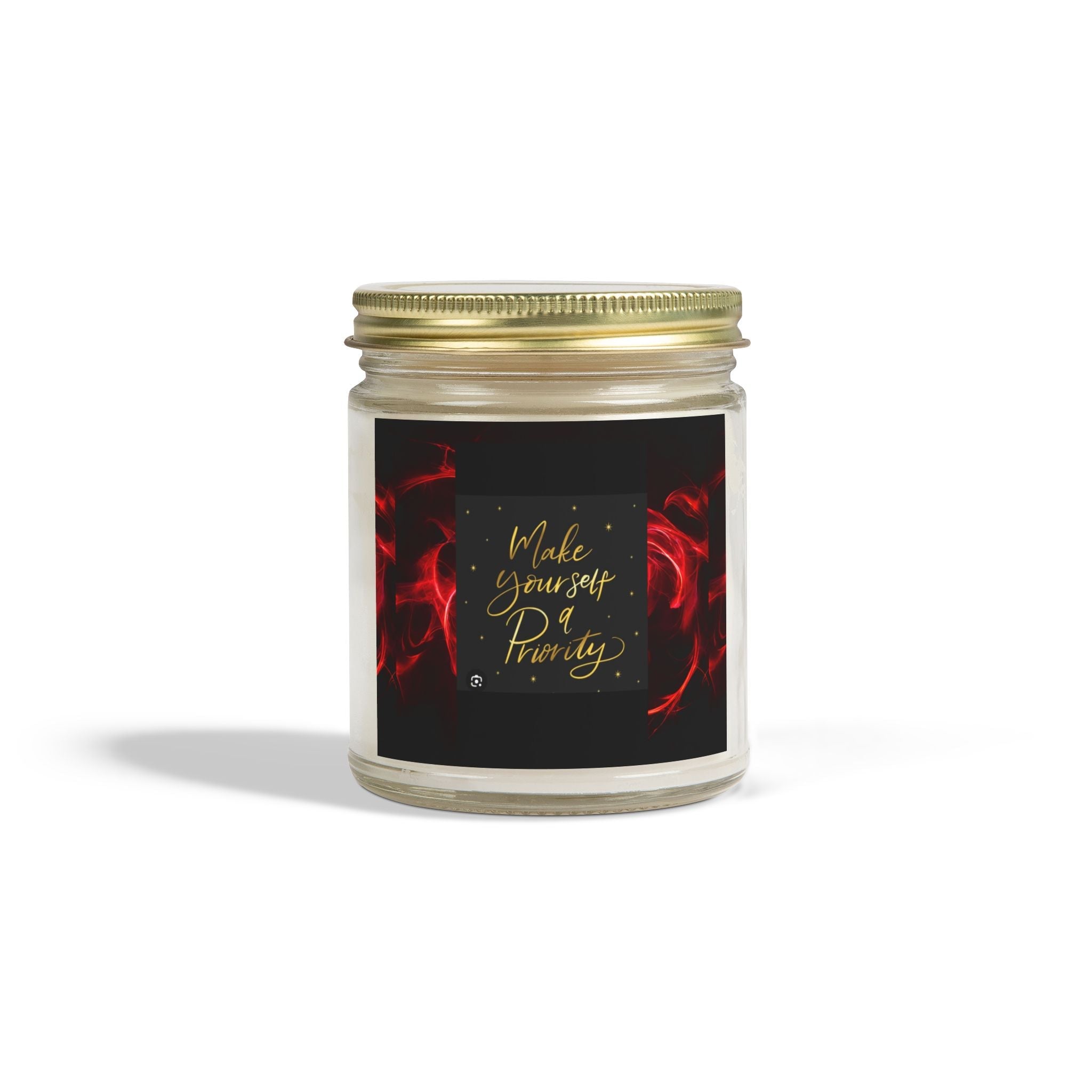 Scented Candles - 'Make Yourself a Priority' - Coconut Apricot Wax (4oz & 9oz) - S-Mart Shop Smart Treasures