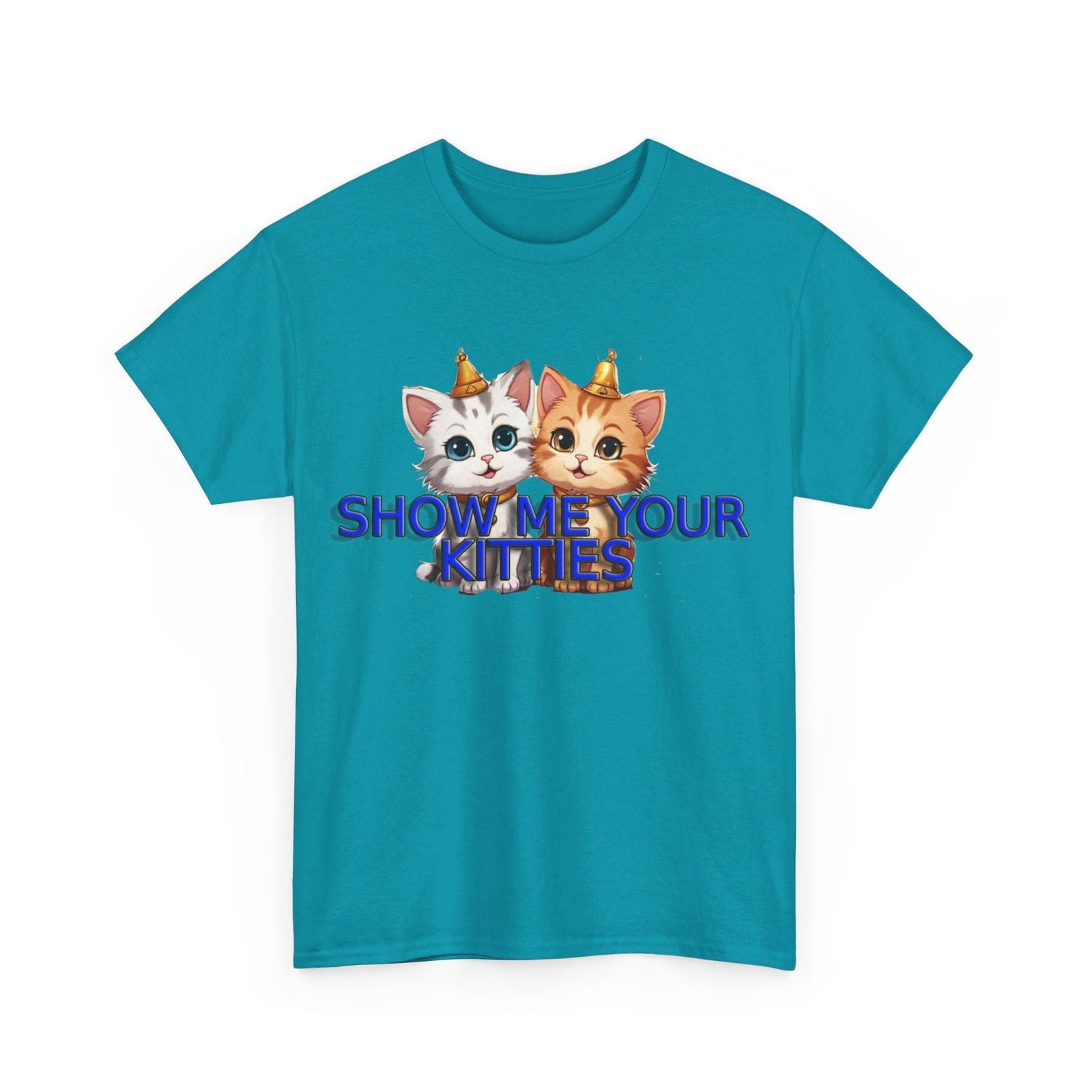 Show Me your Kitties Unisex Heavy Cotton Tee - S-Mart Shop Smart Treasures