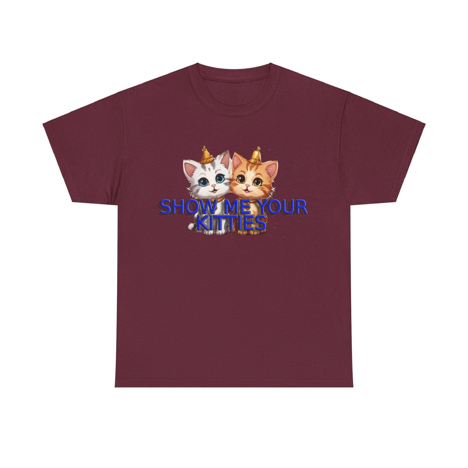 Show Me your Kitties Unisex Heavy Cotton Tee - S-Mart Shop Smart Treasures