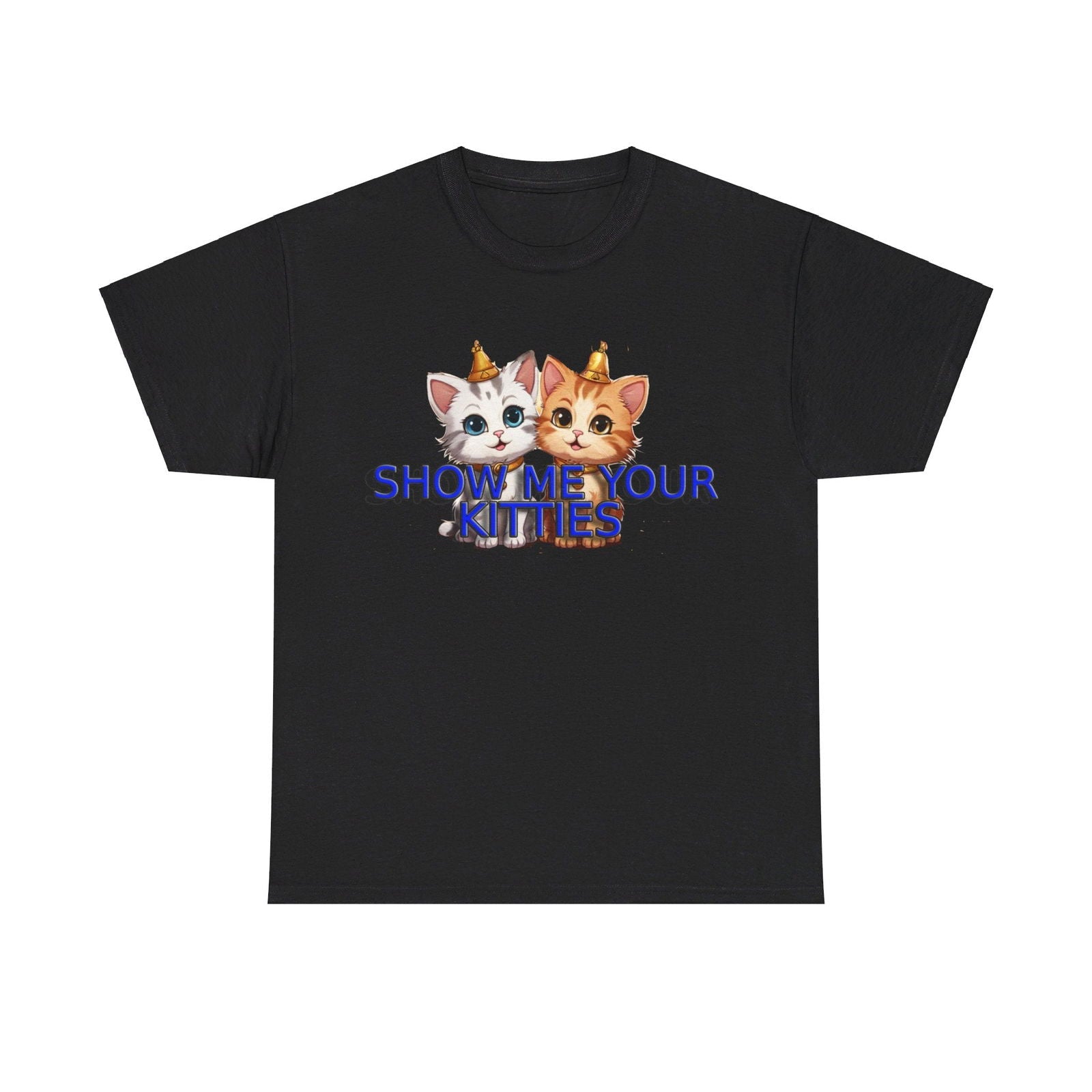 Show Me your Kitties Unisex Heavy Cotton Tee - S-Mart Shop Smart Treasures