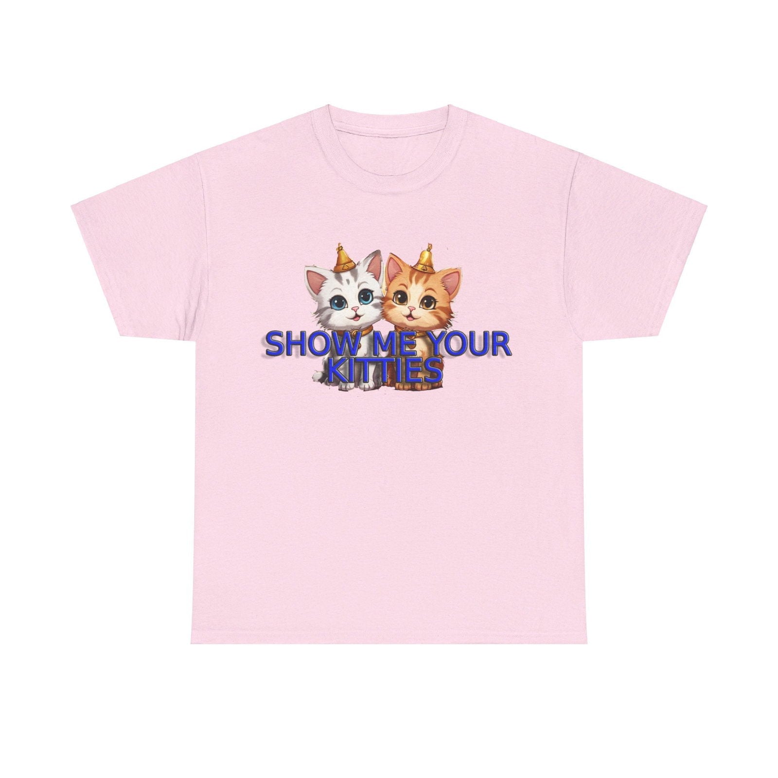 Show Me your Kitties Unisex Heavy Cotton Tee - S-Mart Shop Smart Treasures
