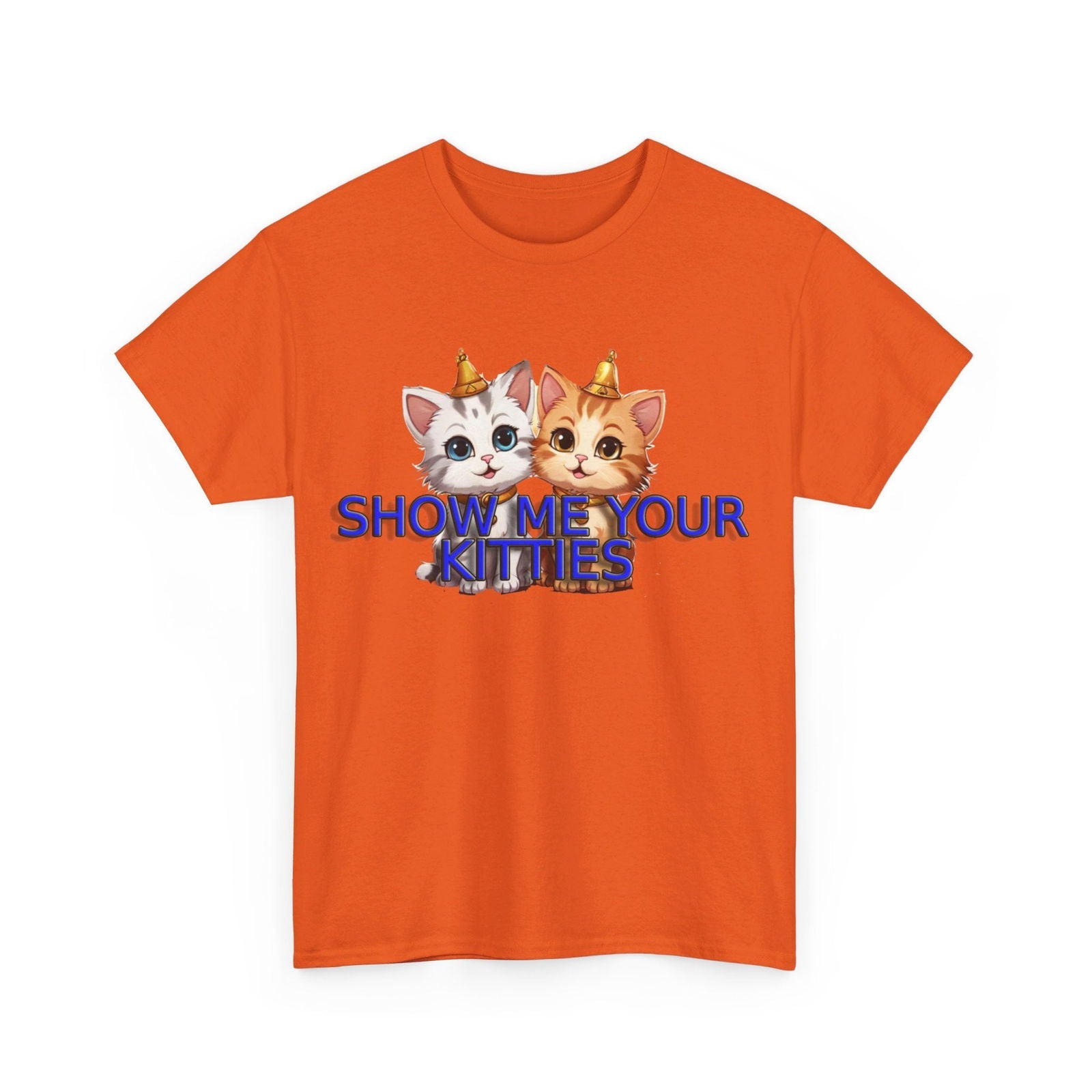 Show Me your Kitties Unisex Heavy Cotton Tee - S-Mart Shop Smart Treasures