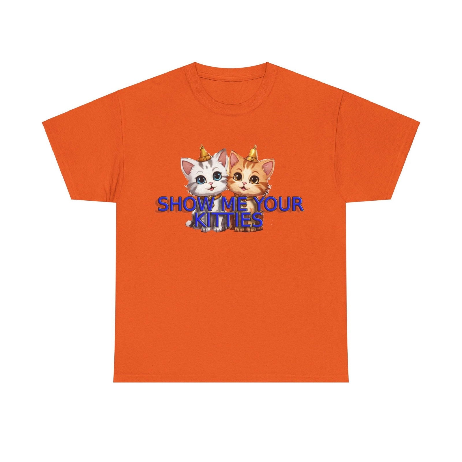Show Me your Kitties Unisex Heavy Cotton Tee - S-Mart Shop Smart Treasures