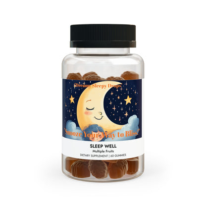 Sleep Well Gummies (60 Gummies) - S-Mart Shop Smart Treasures