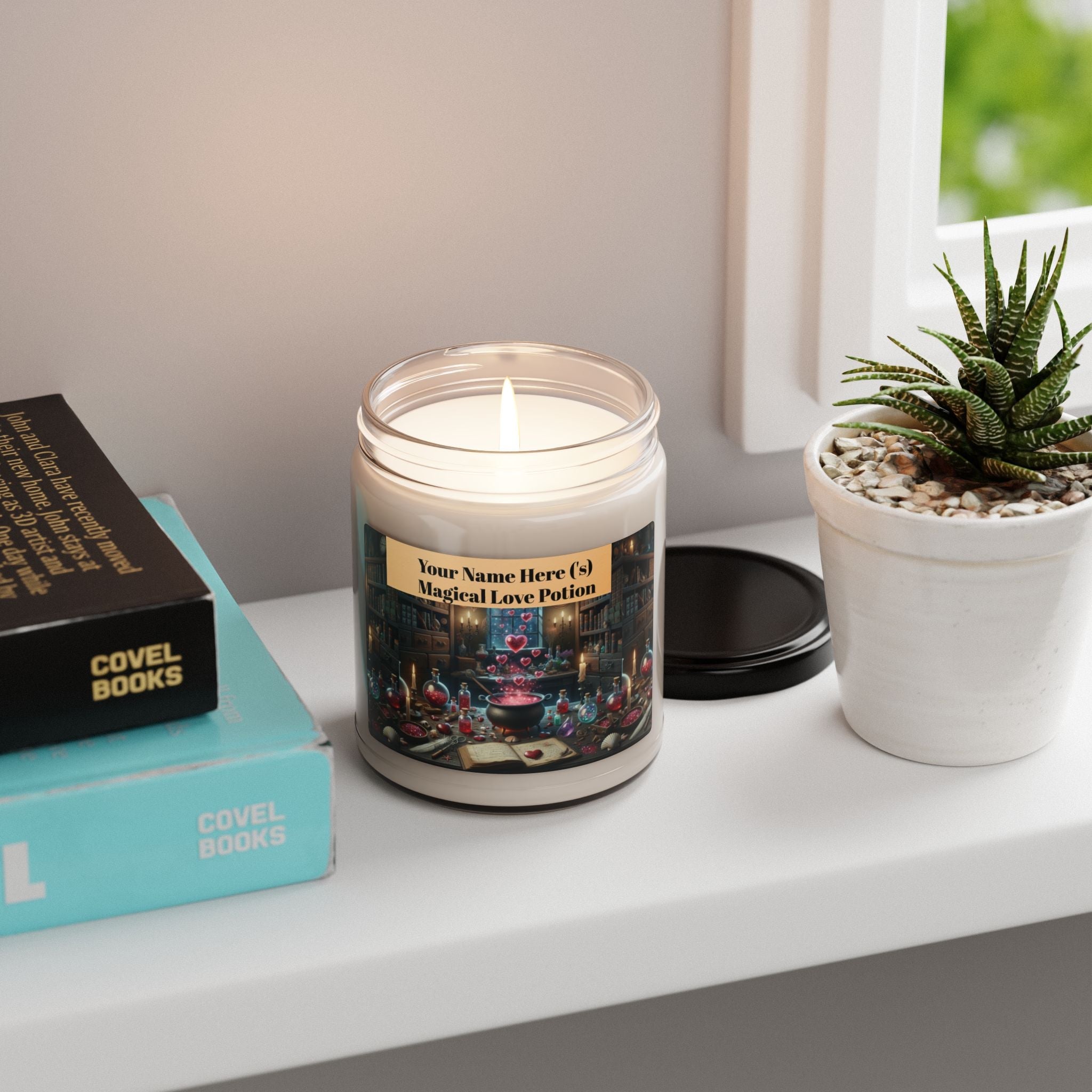 Soy Candle - Magical Love Potion, 9oz Scented Candle - S-Mart Shop Smart Treasures
