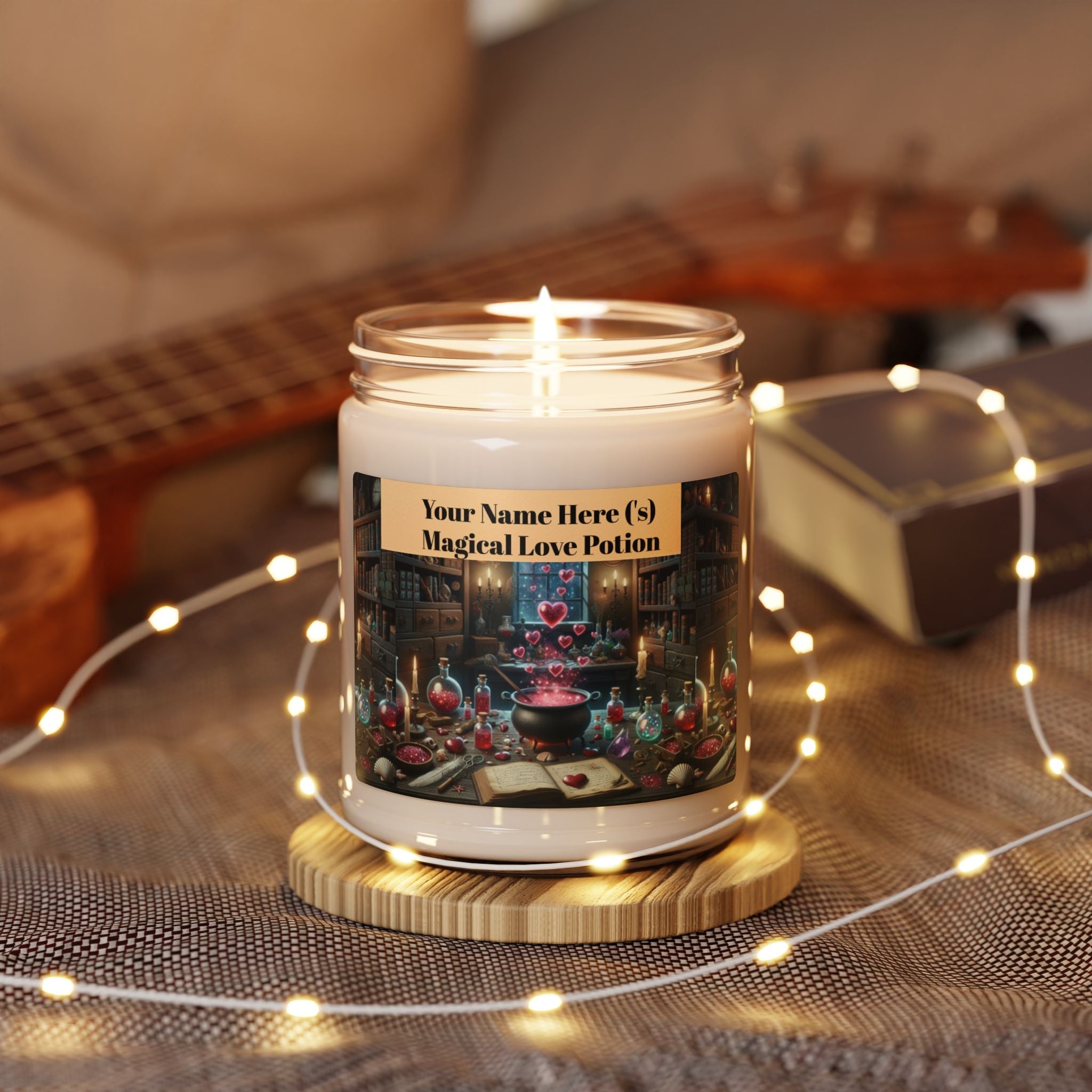 Soy Candle - Magical Love Potion, 9oz Scented Candle - S-Mart Shop Smart Treasures