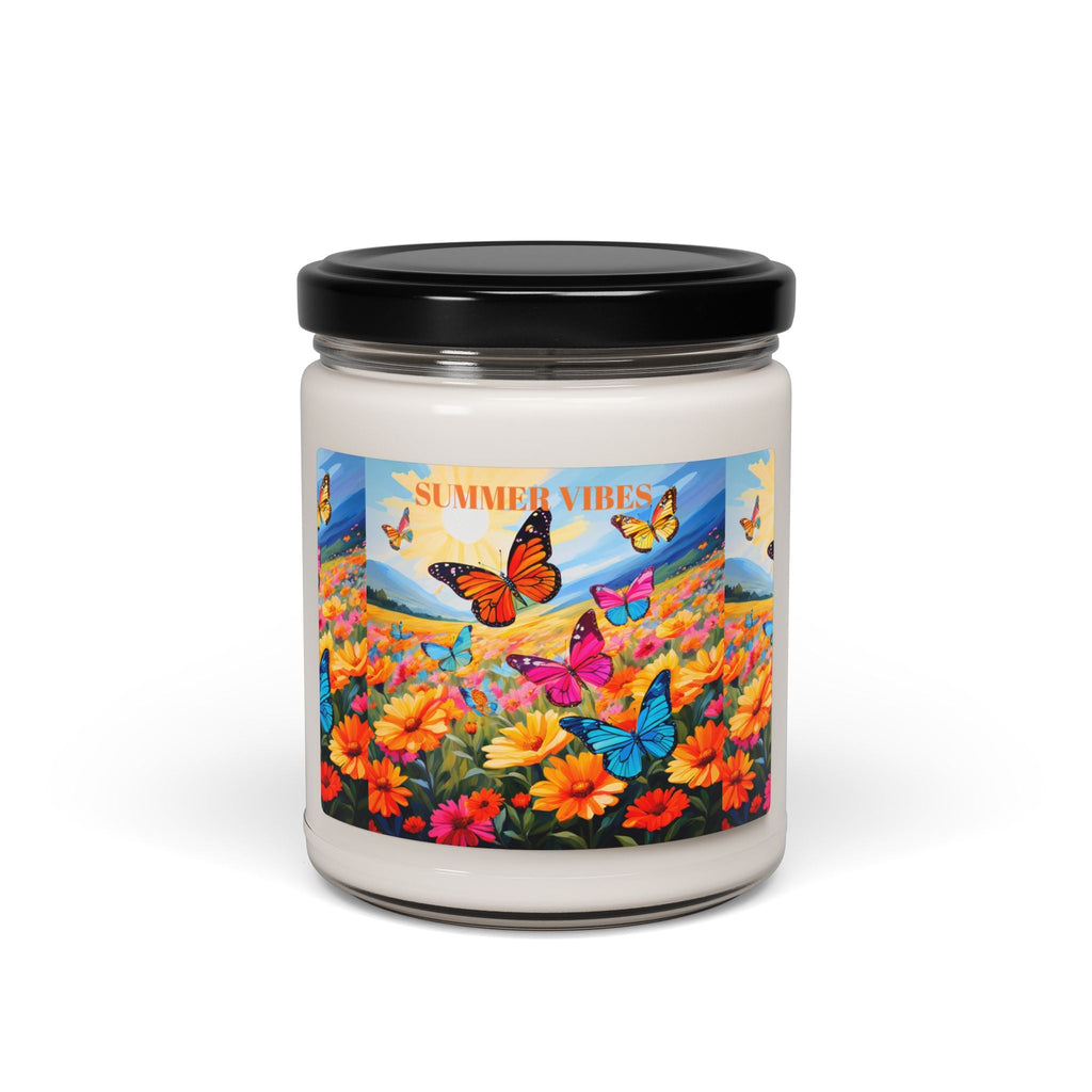 Summer Vibes Scented Soy Candle - 9oz - Aromatic Floral Experience - S-Mart Shop Smart Treasures