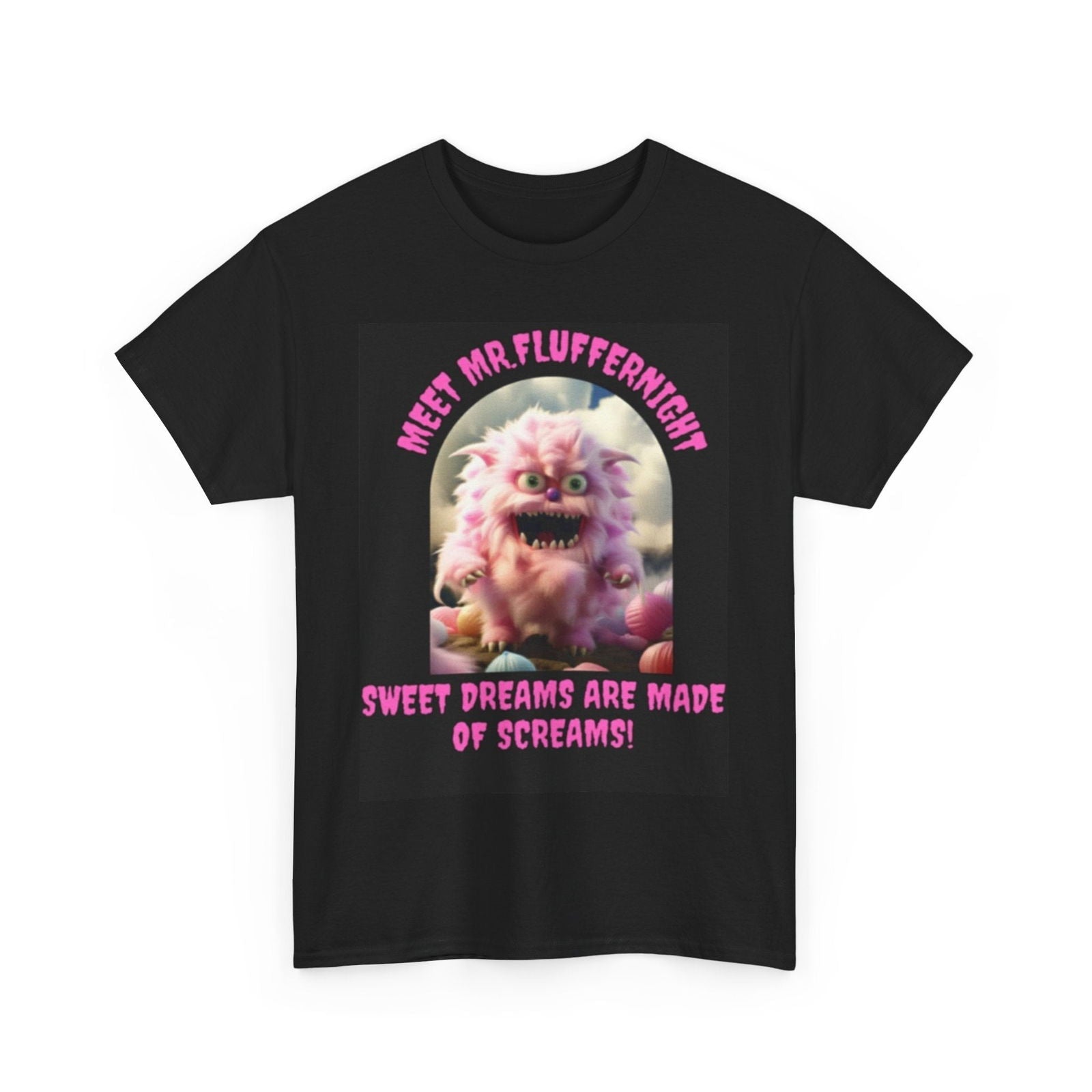 Sweet Dreams are made of screams Unisex Heavy Cotton Tee - S - Mart Shop Smart Treasures