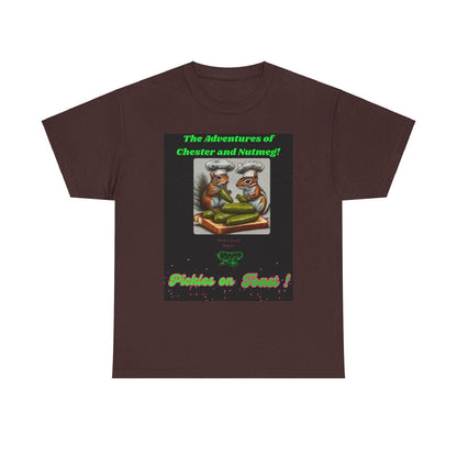 The Adventures Of Chester And nutmeg S-Mart Exclusive Unisex Heavy Cotton Tee - S-Mart Shop Smart Treasures