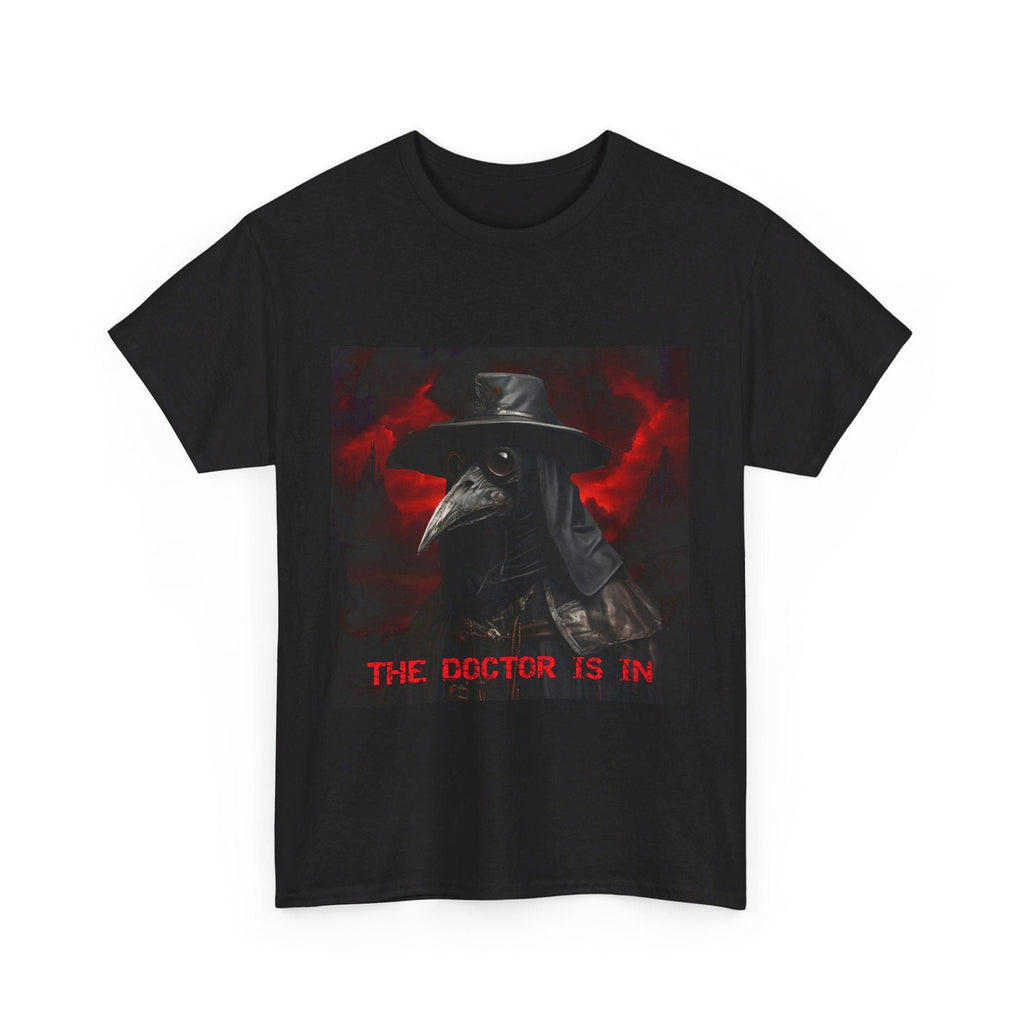 The Doctor Is In Plague Doctor Unisex Heavy Cotton Tee - S-Mart Shop Smart Treasures