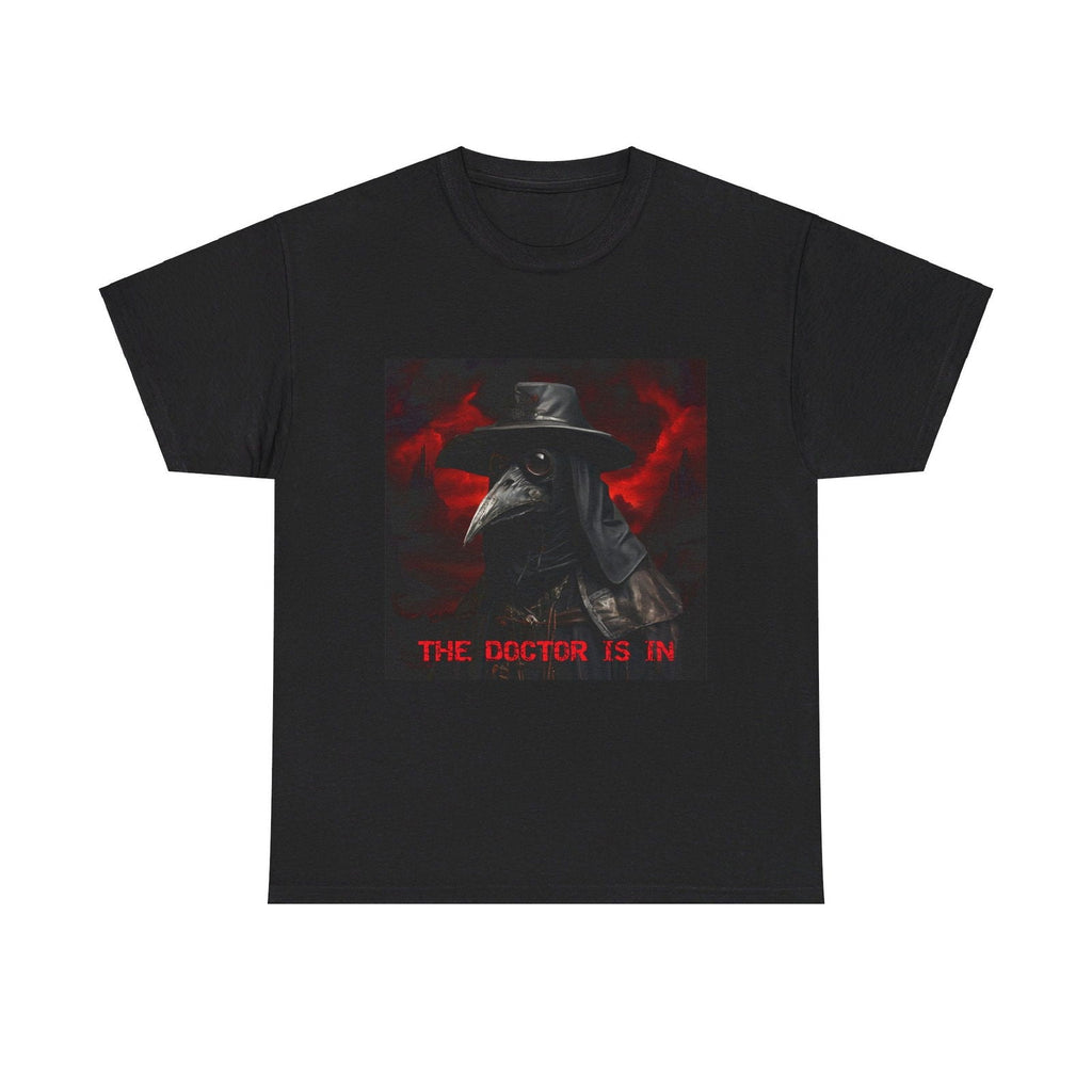 The Doctor Is In Plague Doctor Unisex Heavy Cotton Tee - S-Mart Shop Smart Treasures
