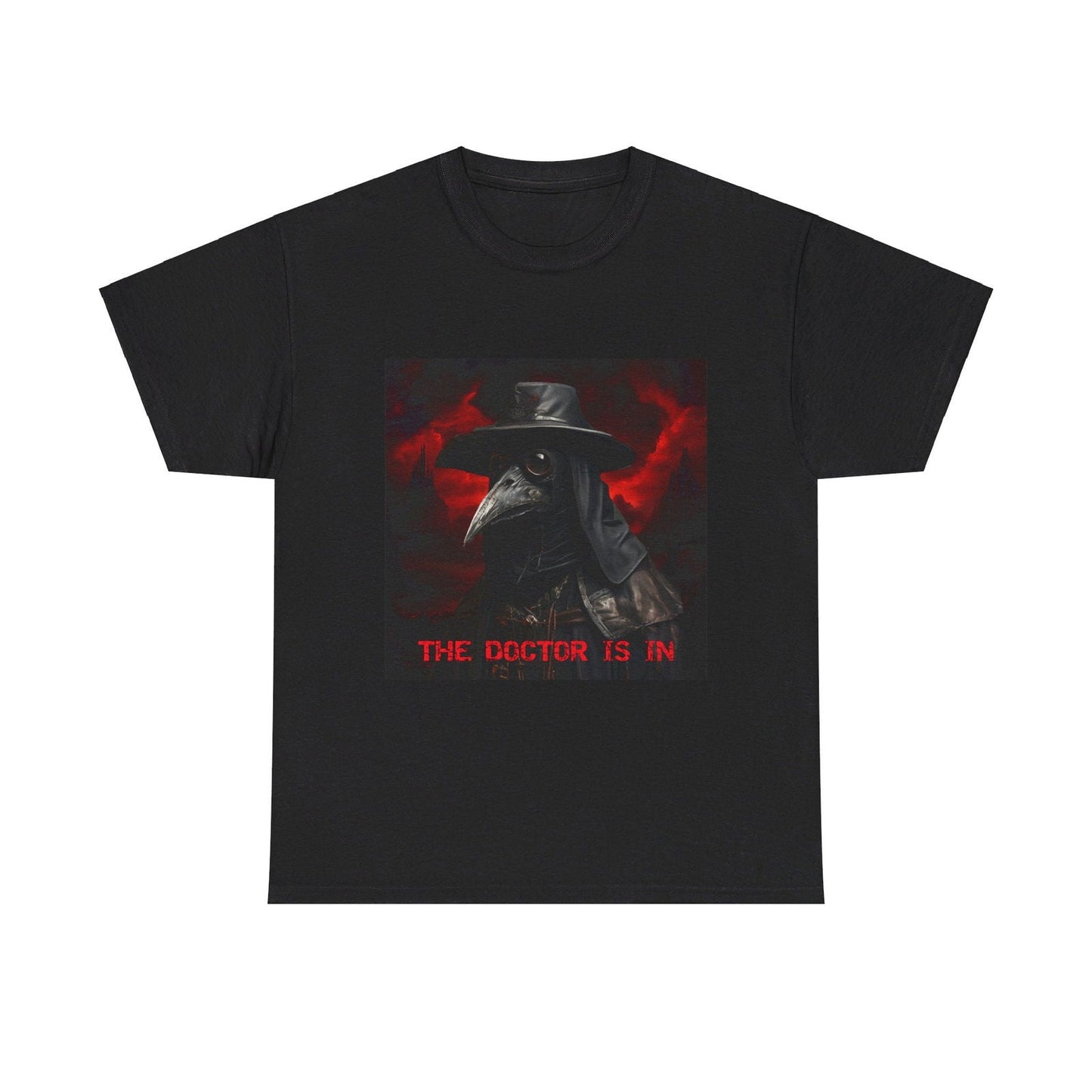 The Doctor Is In Plague Doctor Unisex Heavy Cotton Tee - S-Mart Shop Smart Treasures