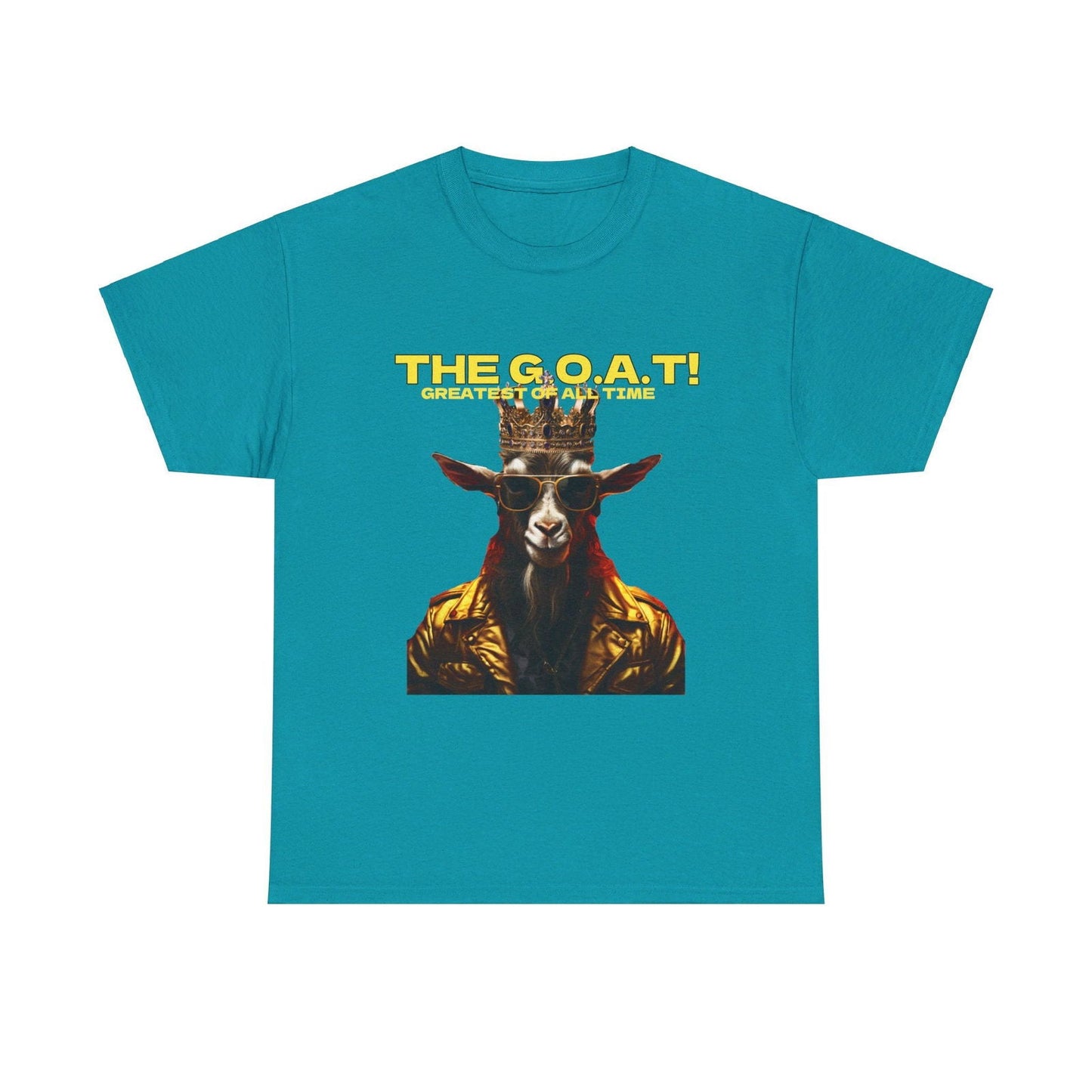 The G.O.A.T Greatest Of All Time submit custom order to add your name! Unisex Heavy Cotton Tee - S-Mart Shop Smart Treasures