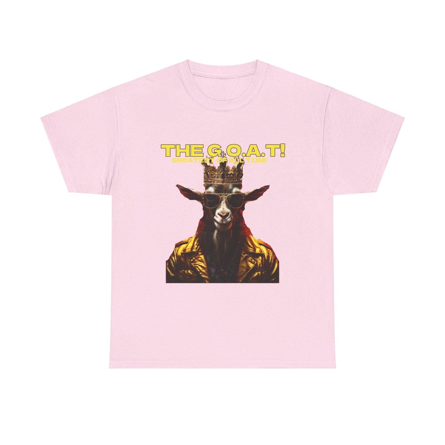 The G.O.A.T Greatest Of All Time submit custom order to add your name! Unisex Heavy Cotton Tee - S-Mart Shop Smart Treasures