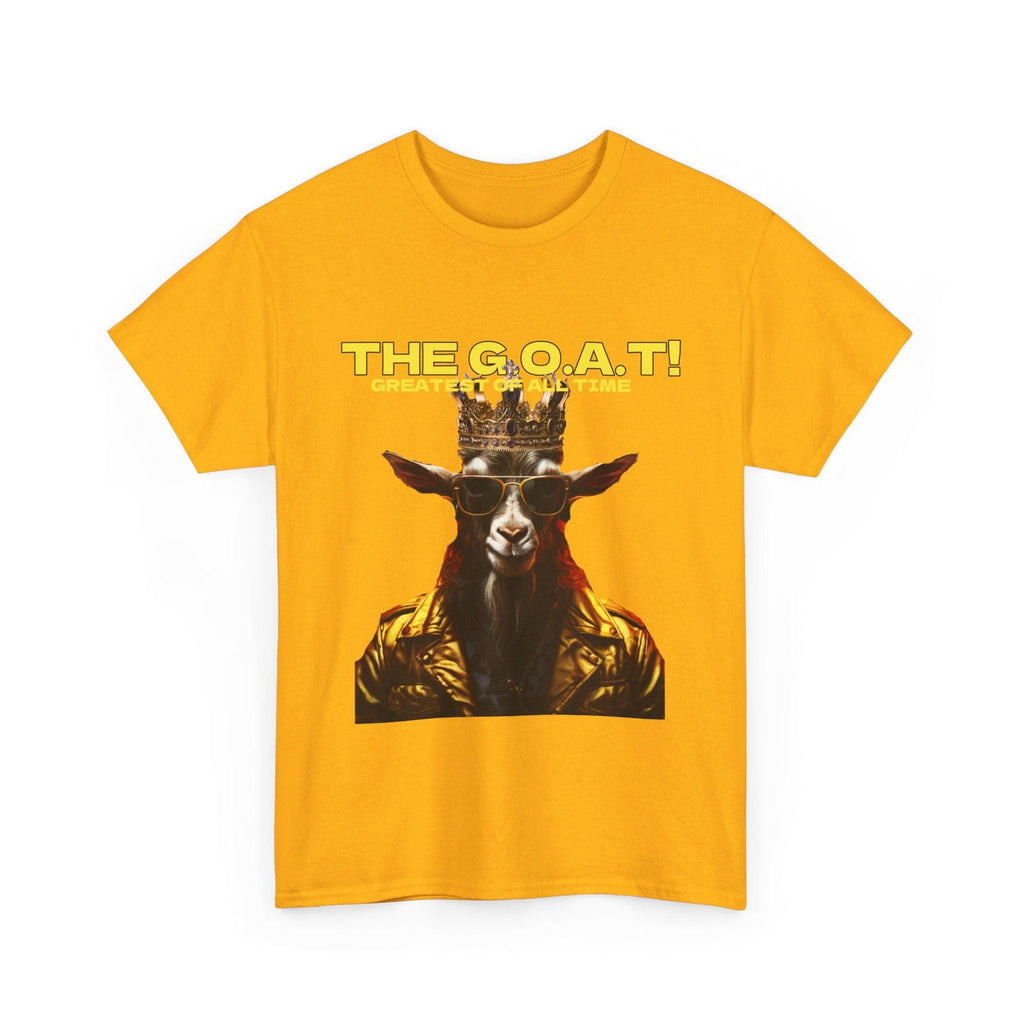 The G.O.A.T Greatest Of All Time submit custom order to add your name! Unisex Heavy Cotton Tee - S-Mart Shop Smart Treasures